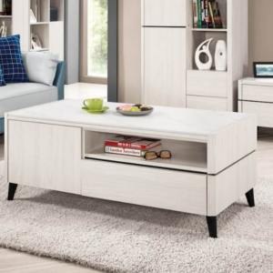 A1436-2艾德嘉4尺岩板大茶几 雙邊造型 雙邊使用 桌面12MM岩板