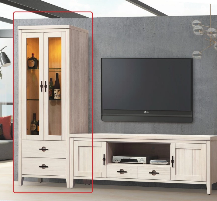 D418-1 加賀洗白展示櫃