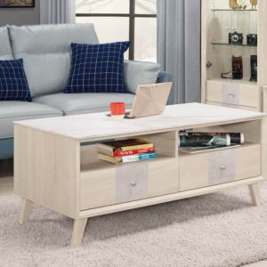 A1446-2卡蜜拉4尺岩板大茶几  桌面12MM岩板 雙邊造型 單邊使用