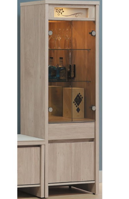 D422-2 淺橡展示櫃