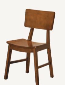 F341-7露西柚木餐椅