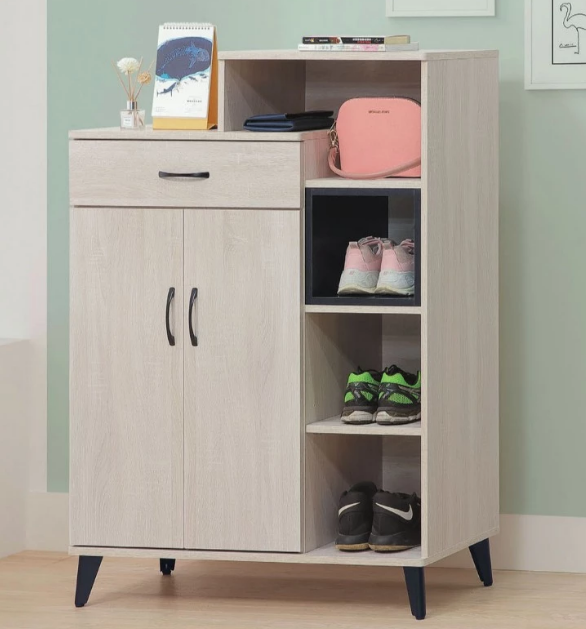 F311-5維克斯原切白3尺鞋櫃