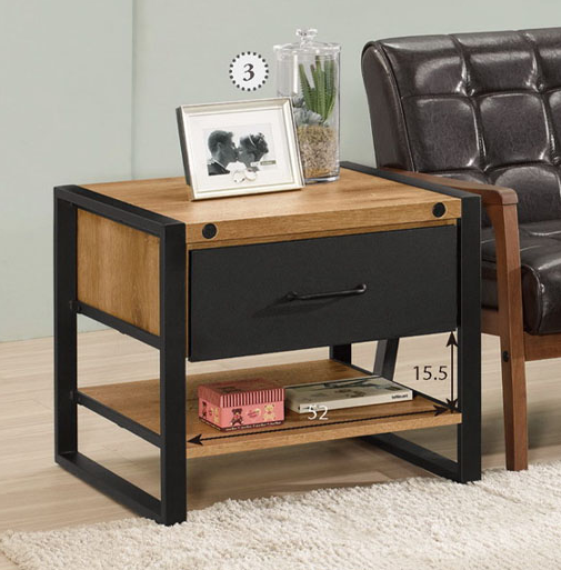 A1455-2布朗克斯一抽小茶几 單邊造型 單邊使用