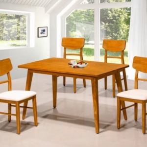 F334-7德克橡木實木餐桌 腳DIY