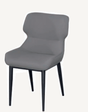 F347-7深灰娃娃椅 科技皮