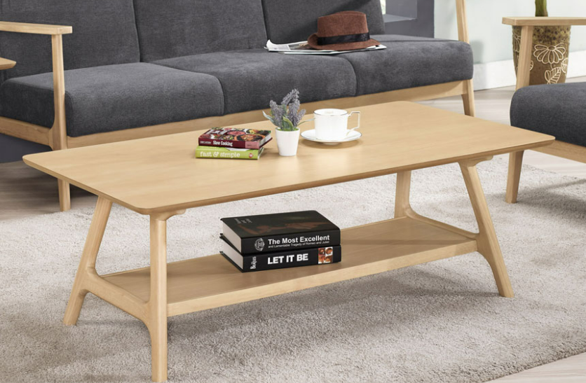 A1459-1弗蕾莉休閒大茶几 洗白色