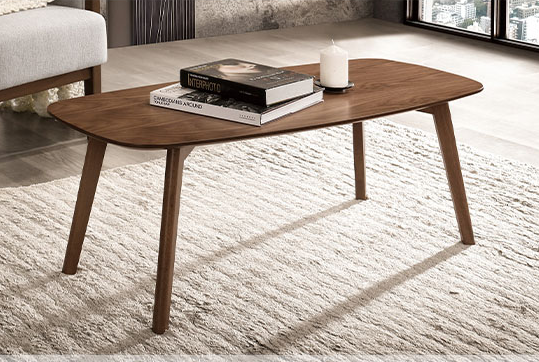 A1463-2傑恩大茶几 胡桃色
