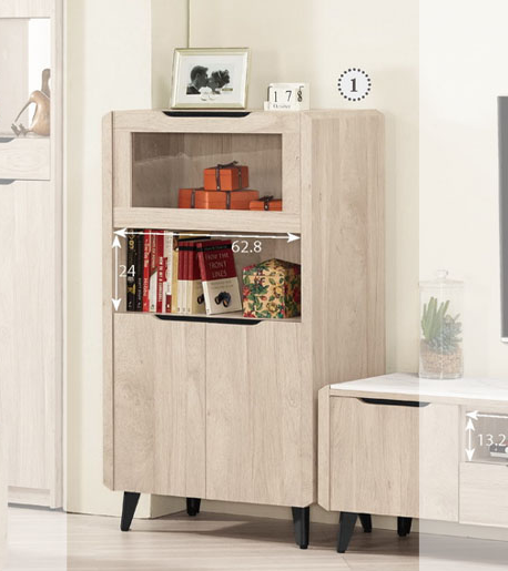 A1483-2韋斯里2.3尺收納櫃 附活動隔板*1