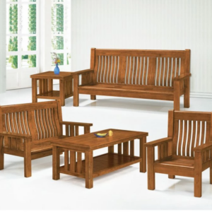 F3-1 198#型樟木色組椅 整組 贈單片坐墊 可加購8MM強化玻璃