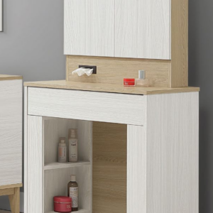 290-3 洛蒂2.4尺開門鏡台 含椅 鏡座高度75公分