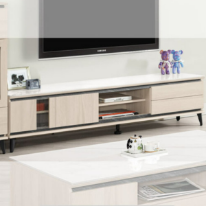 A1485-3范德爾6.6尺岩板長櫃 附活動隔板1大 1小片 桌面12MM岩板