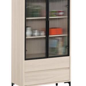 A1486-2里斯特2.3尺鋁門展示櫃 附活動隔板*2