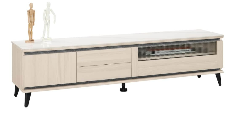 A1485-4范德爾6尺岩板長櫃 附活動隔板1大1小片 桌面12MM岩板