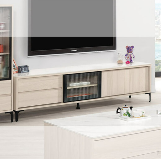 A1486-3里斯特6.6尺岩板長櫃 附活動隔板*1 桌面12MM岩板