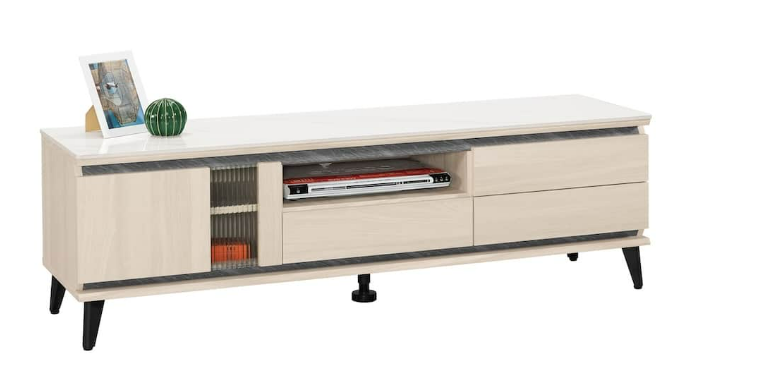 A1485-5范德爾5尺岩板長櫃 附活動隔板*1 桌面12MM岩板