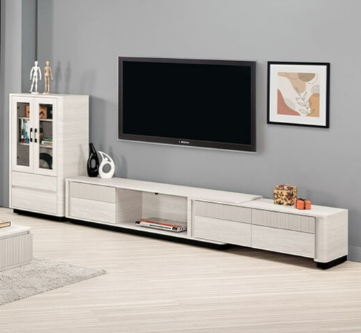 A1487-1 華爾斯8.3尺伸縮L櫃 附活動隔板*2