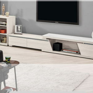 A1488-1蘿克斯7.9尺岩板伸縮L櫃 附活動隔板2片