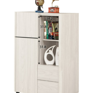 A1489-2艾德嘉2.7尺展示櫃 附活動隔板*3