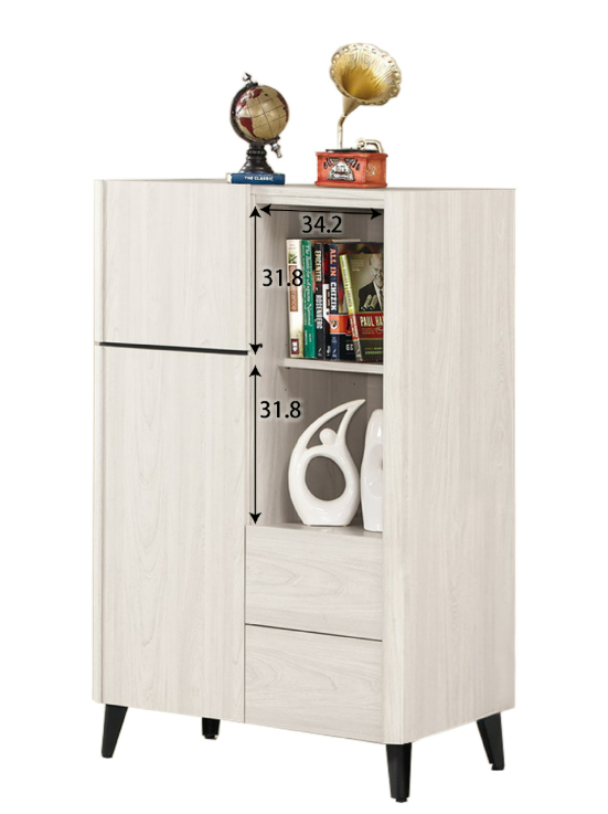 A1489-2艾德嘉2.7尺展示櫃 附活動隔板*3