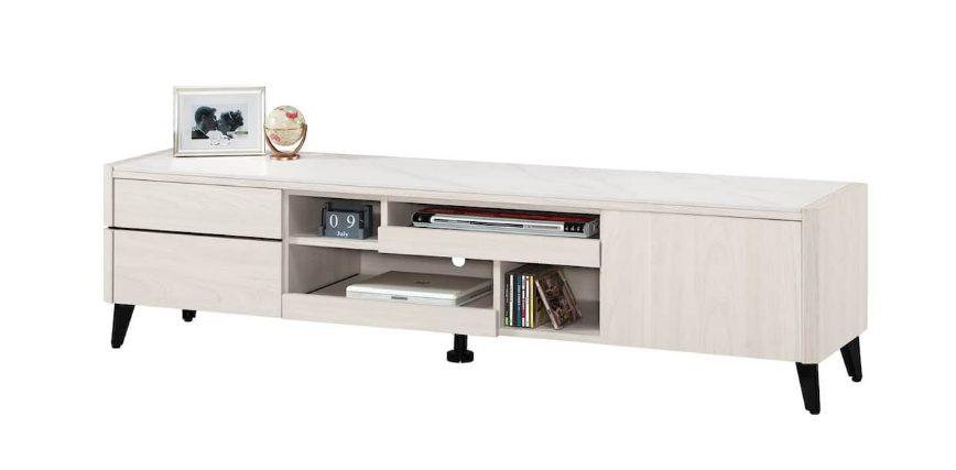 A1489-4艾德嘉6尺岩板長櫃 附活動隔板*1 桌面12MM岩板