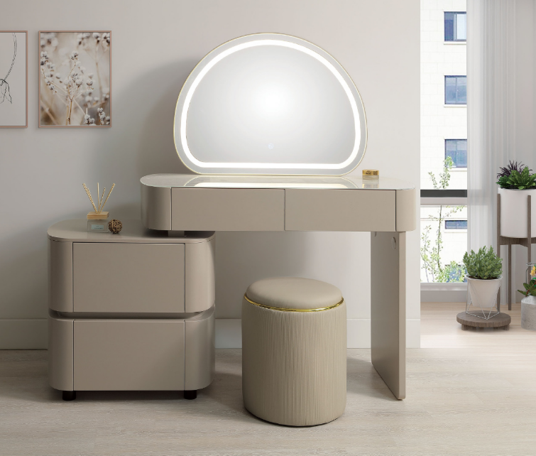 A22-05 安吉莉3.3尺伸縮鏡台 含椅 左 右自由擺放