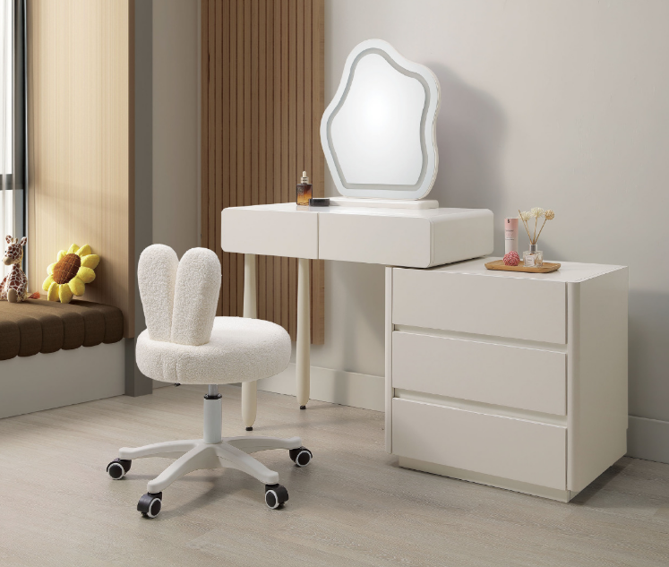 A24-05貝亞特2.7尺伸縮鏡台 含椅 左 右自由擺放