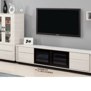 A1490-1華爾斯9尺岩板L櫃 附活動隔板*4 桌面12MM岩板