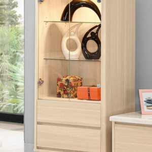 A1490-4克萊爾2尺展示櫃 附8MM玻璃隔板*2