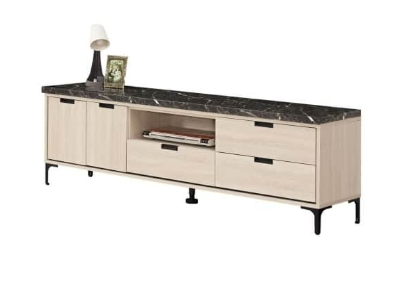 A1492-3昆提斯6尺原石長櫃 附活動隔板*1