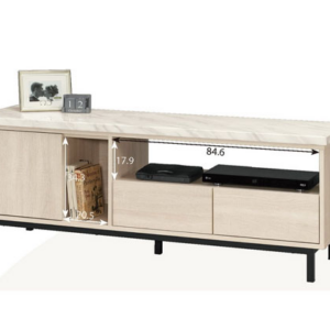 A1491-5丹妮拉5尺原石長櫃 附活動隔板*1