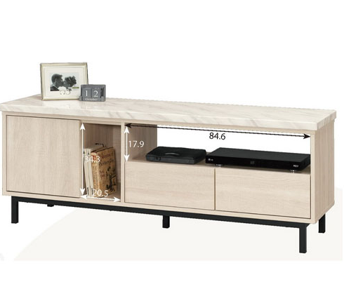 A1491-5丹妮拉5尺原石長櫃 附活動隔板*1