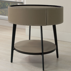 A27-07 克勞蒂馬鞍皮床頭櫃