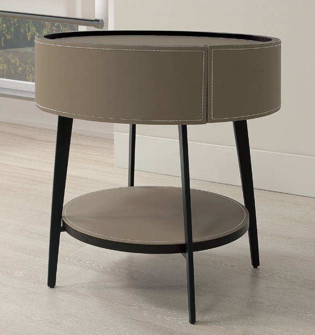 A27-07 克勞蒂馬鞍皮床頭櫃