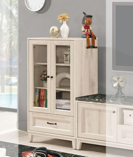 A1493-2雪莉2.2尺展示櫃 附活動隔板*2