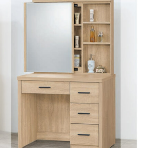 E162-13 原切3尺鏡台 2件 含鐵椅