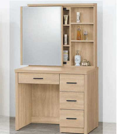 E162-13 原切3尺鏡台 2件 含鐵椅