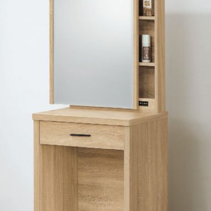 E162-9 原切2尺鏡台 2件 含鐵椅