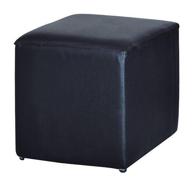 F14-8 合成皮四方凳 黑色