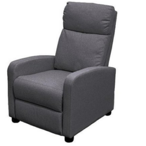 F17-5 無段式科技布灰色休閒躺椅 背DIY