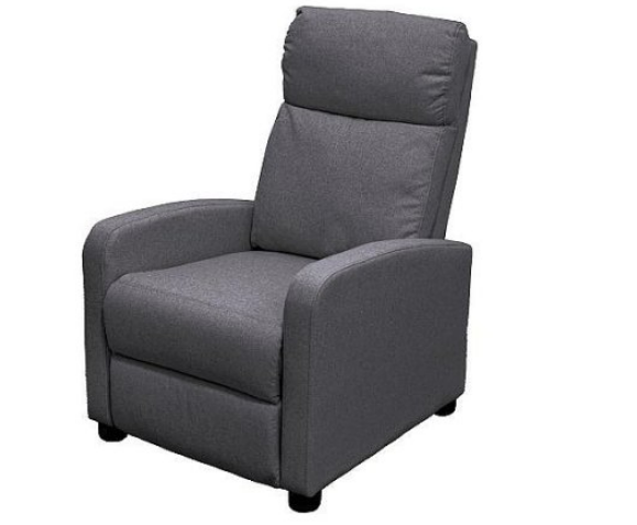 F17-5 無段式科技布灰色休閒躺椅 背DIY