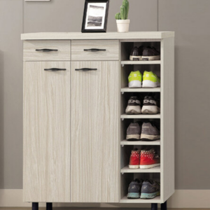 D532-4 米蘭現代白雪松2.84尺鞋櫃