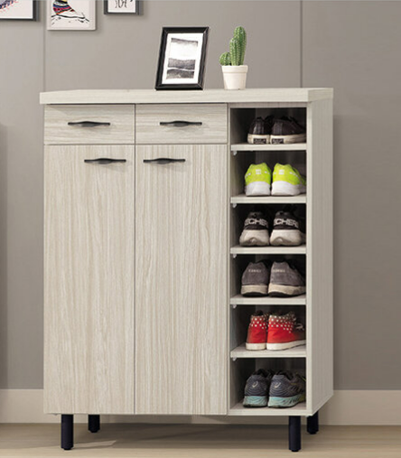 D532-4 米蘭現代白雪松2.84尺鞋櫃