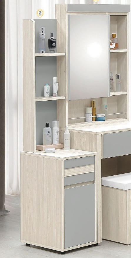 249-3 海倫娜鏡台立櫃 座高66公分