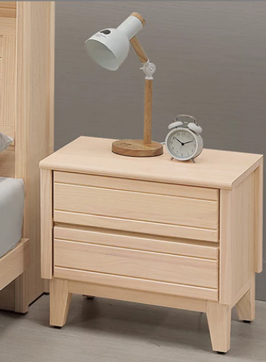 C549-5 米樂實木洗白1.8尺床頭櫃 單只