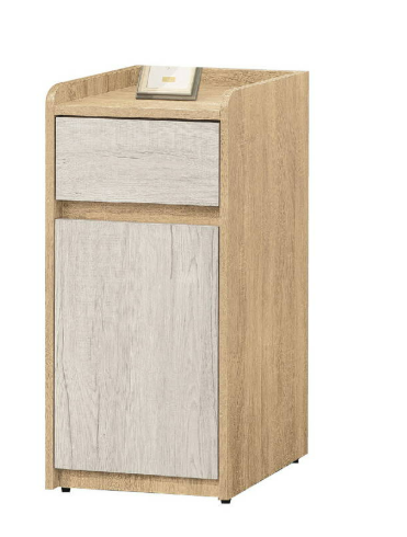 D536-8 橡木雙色1.3*2.5尺鞋櫃