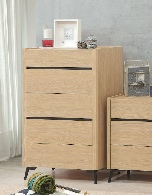 C581-12 萊德五斗櫃 含鐵腳