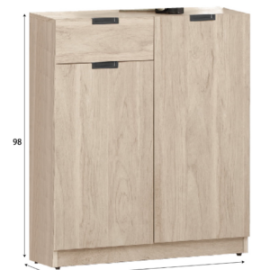 A1516-5達里歐2.7尺鞋櫃 附活動隔板*3