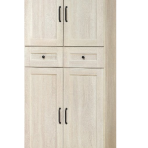 D542-1 鄉村風白橡木2.6*6尺鞋櫃