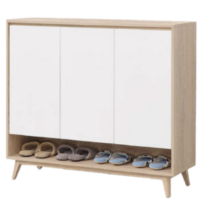 D543-3 肯詩特原橡雙色4尺鞋櫃