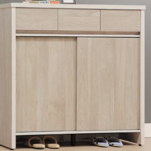 D545-6 淺白雙色4尺鞋櫃